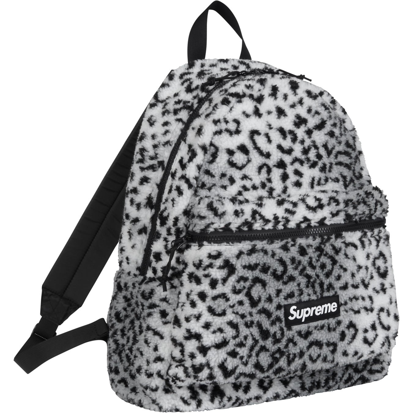 Leopard Fleece Backpack view 10